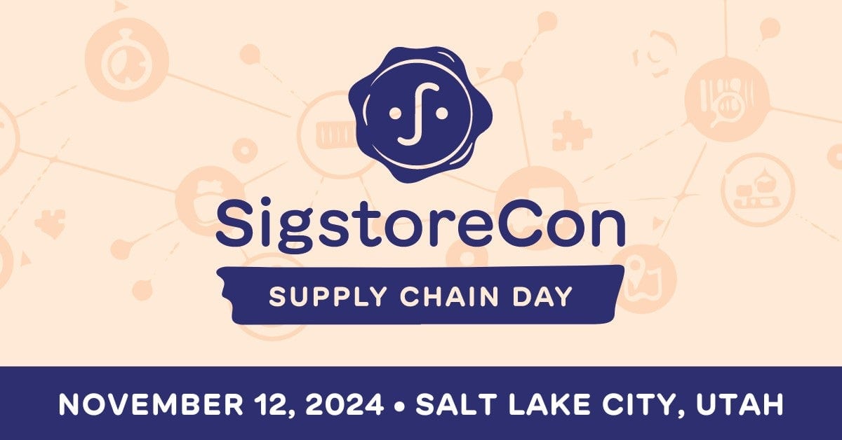 projectsigstore's tweet card. SigstoreCon is a one-day conference dedicated to Sigstore and software supply chain security. SigstoreCon will be a vendor-neutral conference dedicated to collaboration and learning about not only…