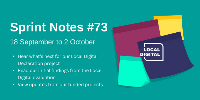 LDgovUK's tweet card. 18 September to to 2 October