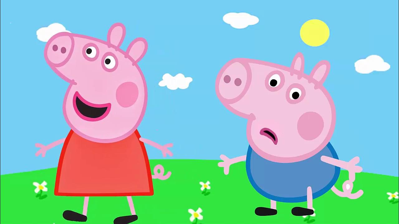 devphp1102's tweet card. PEPPA PIG Transforms Into DC Comics FROZEN Queen Elsa To Save George...