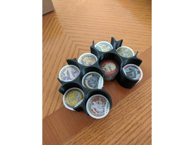 bashamer's tweet card. a token organizer for kingdom death