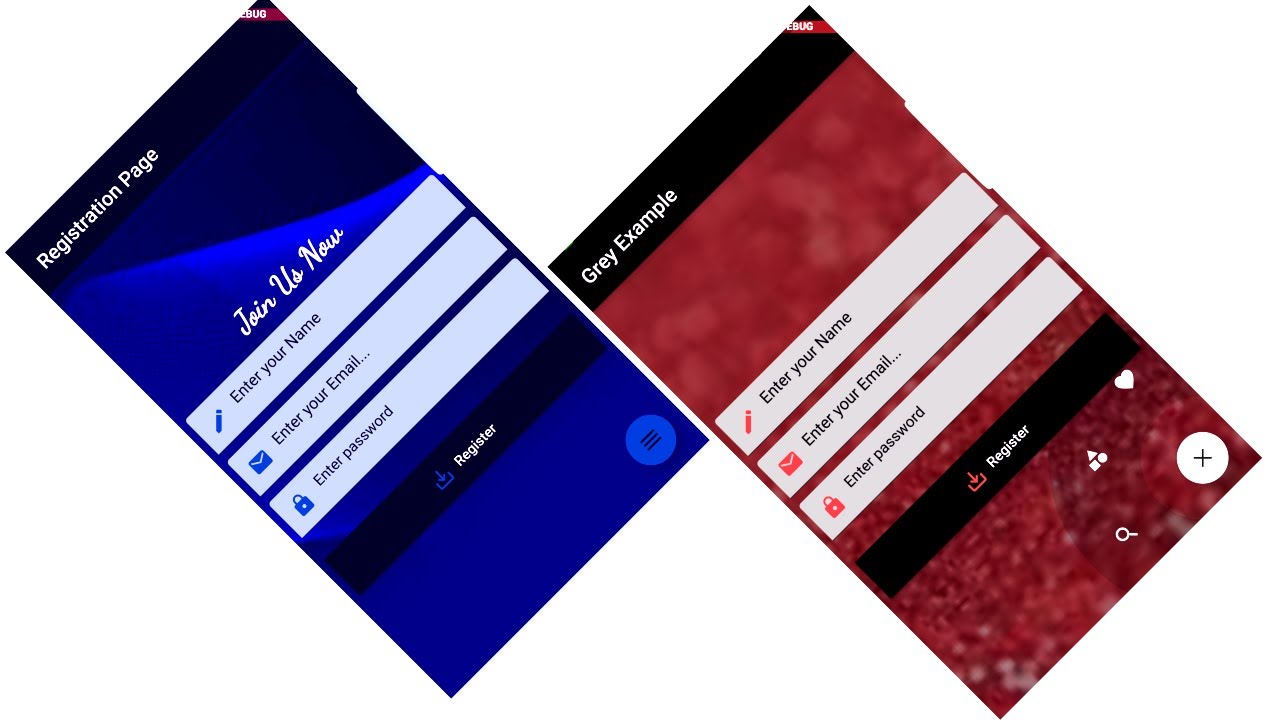 Android04568977's tweet card. 1 Flutter UI | Speed Code | flutter sign up page | Registration Form...