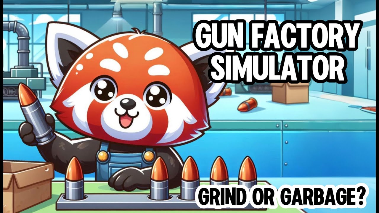 WhoElsButMe's tweet card. What Happens When You Start a Gun Factory Simulator?