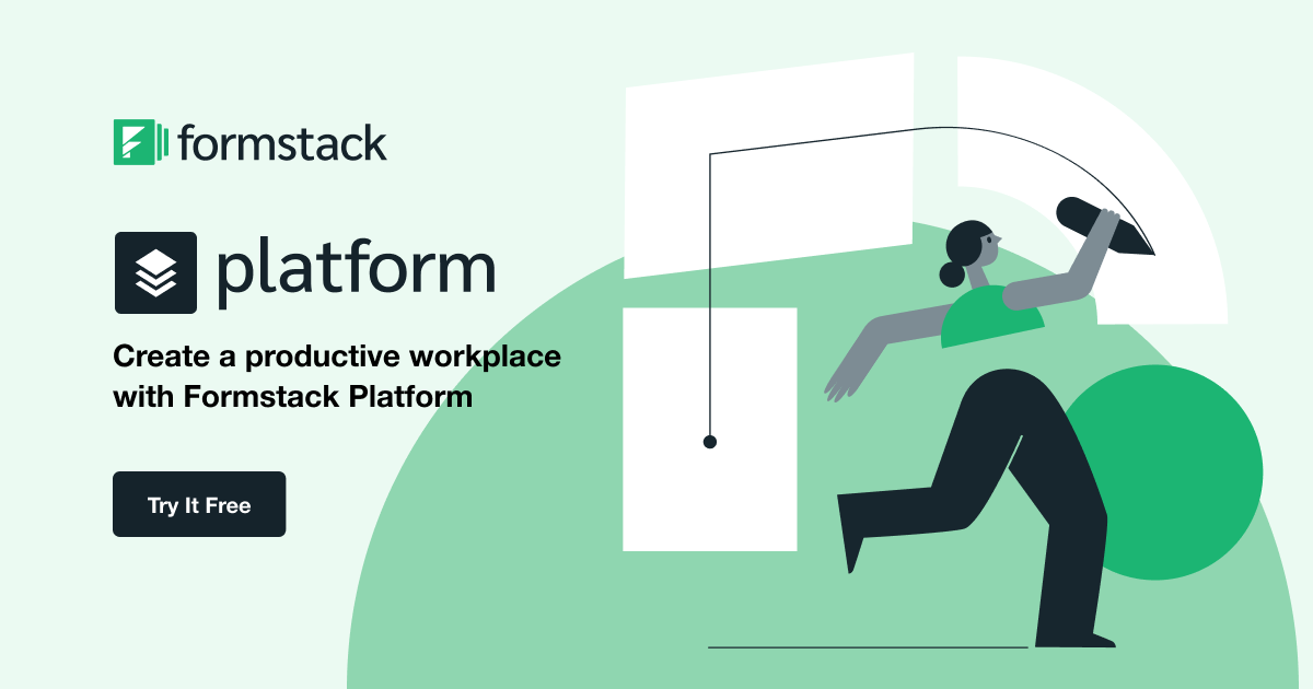 Formstack's tweet card. Empower your team to do their best work with Formstack’s powerful, no-code workplace productivity tools. Digitize processes, automate workflows, and more.