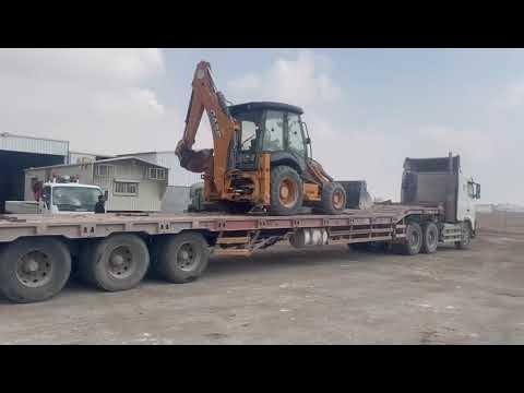 HadifAlDossary's tweet card. CASE BACKHOE LOADER demobilize from Project site for Service mainte...