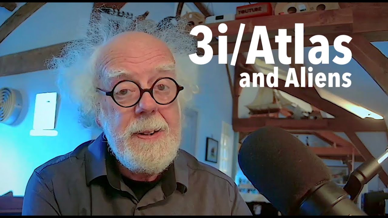 OneCrazyRay's tweet card. 3i/Atlas and Aliens - Prof Simon