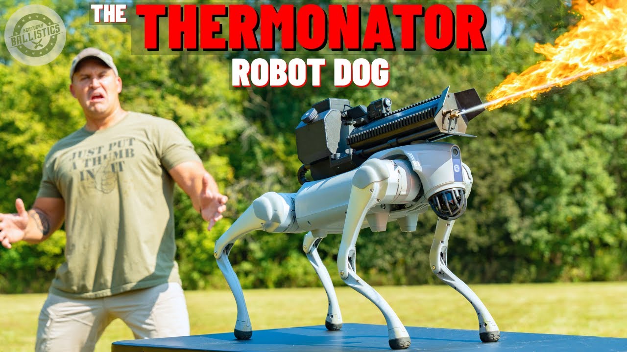 BernfriedI's tweet card. The Thermonator Robot Dog (Man’s New Best Friend ???)