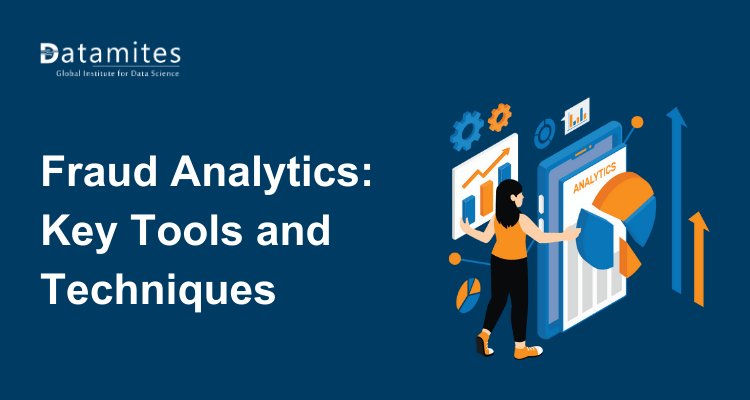 DataMites's tweet card. Explore fraud analytics in banking, insurance, healthcare, and retail. Learn key tools, techniques, workflows, and real-time detection with Excel, SQL, Python, Tableau, and big data platforms for...