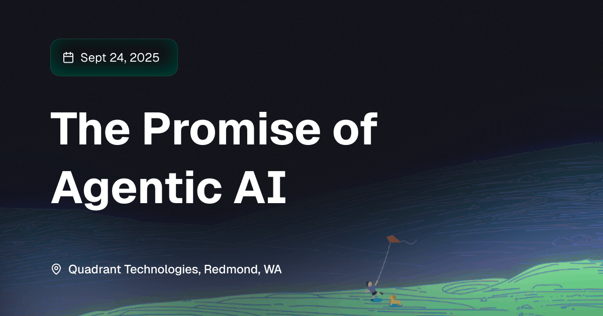 ArcBlock_io's tweet card. We’re joining Arry Yu and the Washington Technology Industry Association (WTIA) for a straight-talk session on what agentic AI can—and can’t—do right