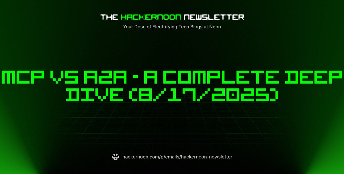 sanjayvadera01's tweet card. 8/17/2025: Top 5 stories on the HackerNoon homepage!