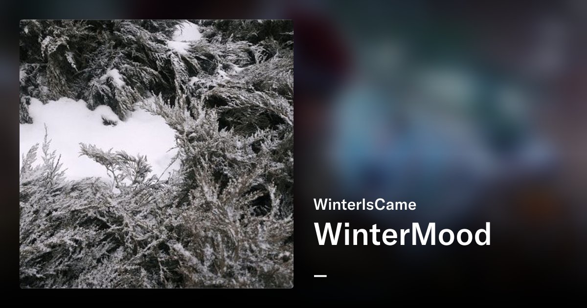 maximklimoff's tweet card. WinterMood - WinterIsCame | OpenSea
