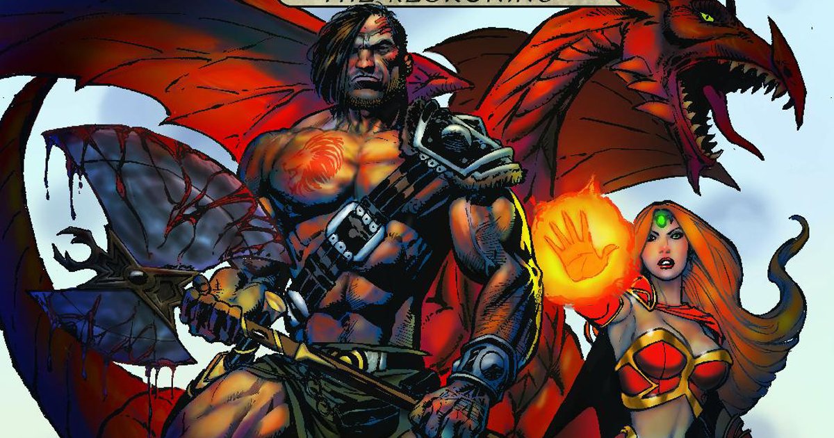 Ho61768139Randy's tweet card. Star-crossed lovers, Kor-Drath and Adryana must avenge the brutal slaughter of his tribe!