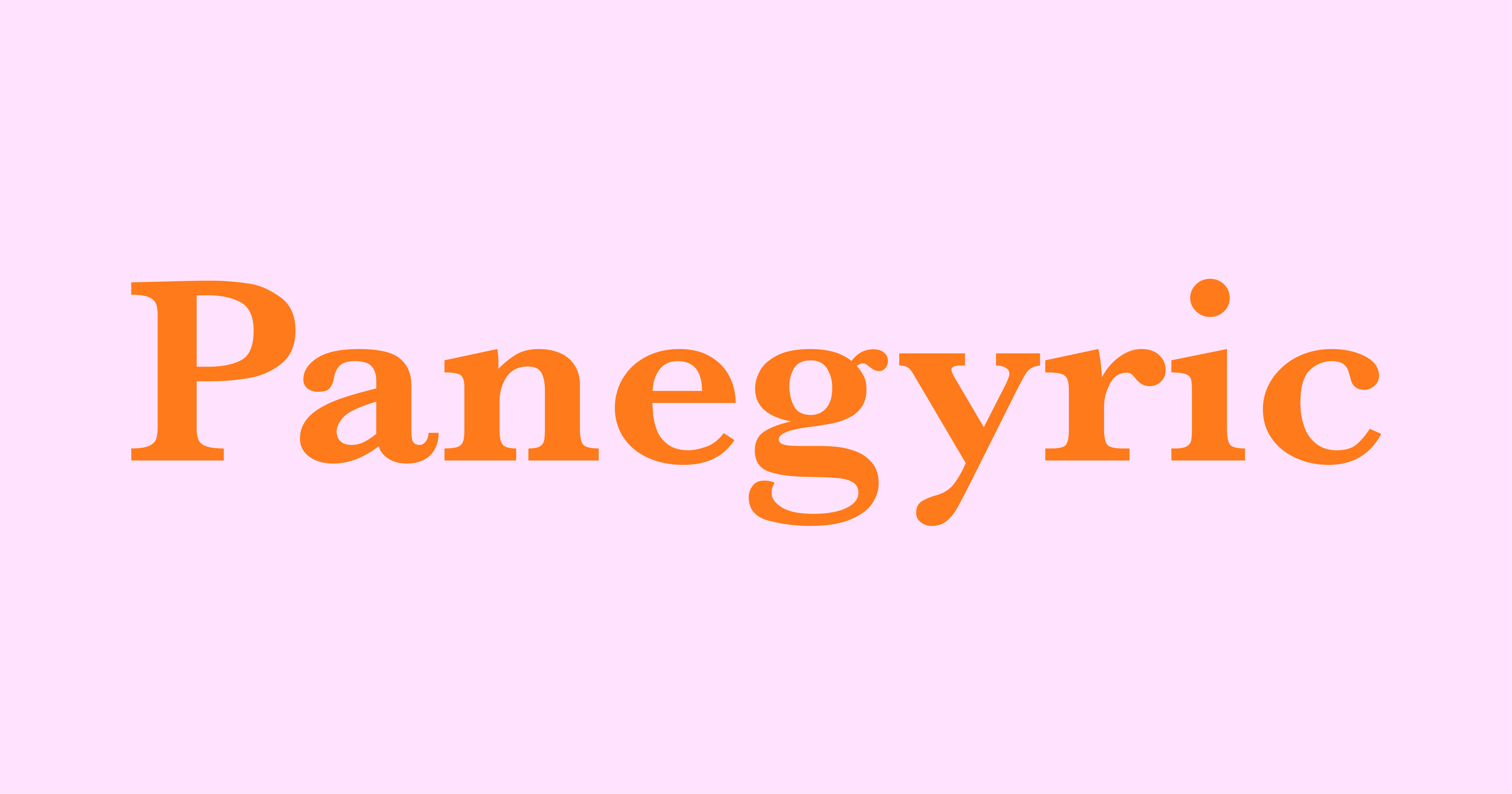 CreateAwesomeDP's tweet card. My word of the day is...Panegyric. Do you know it?