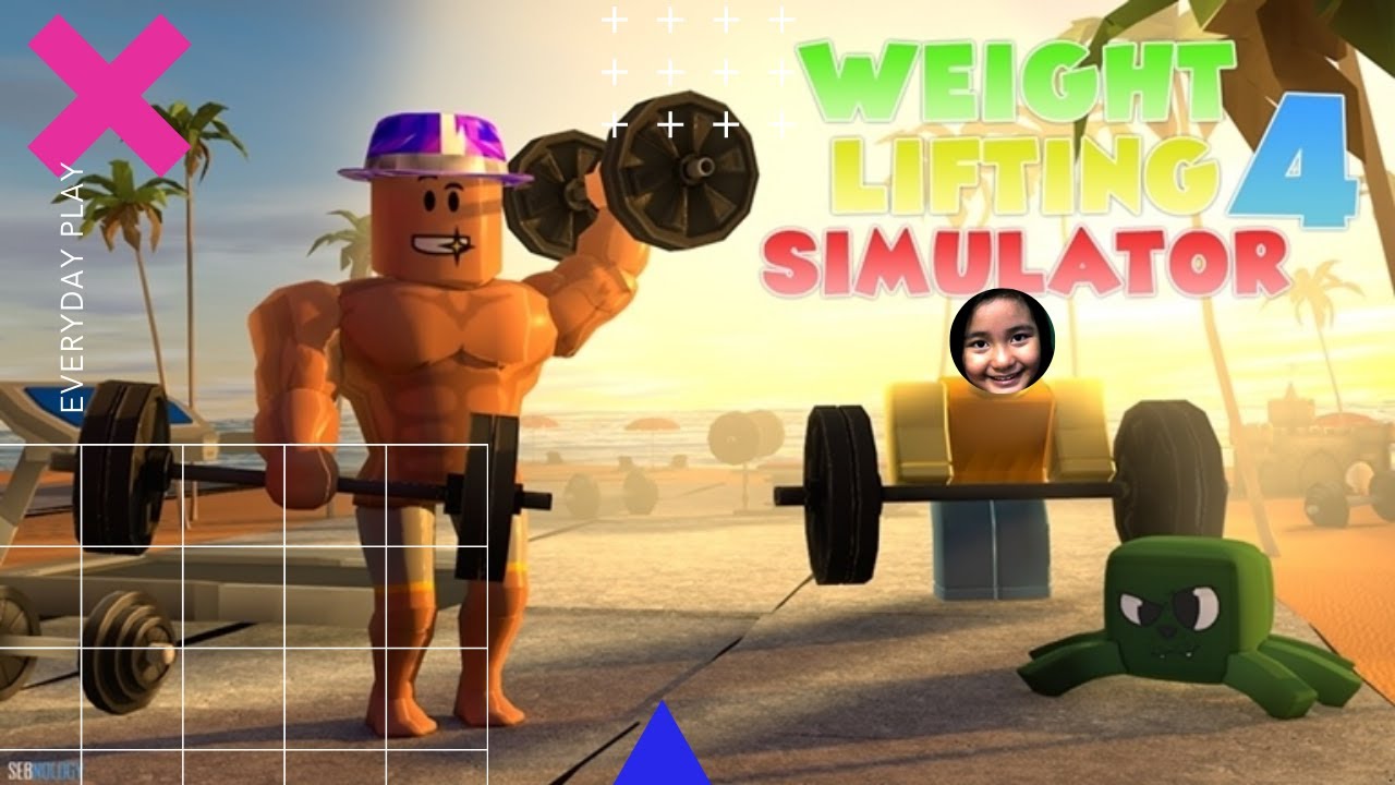 SamplesCode's tweet card. Roblox - Weight Lifting Simulator 4