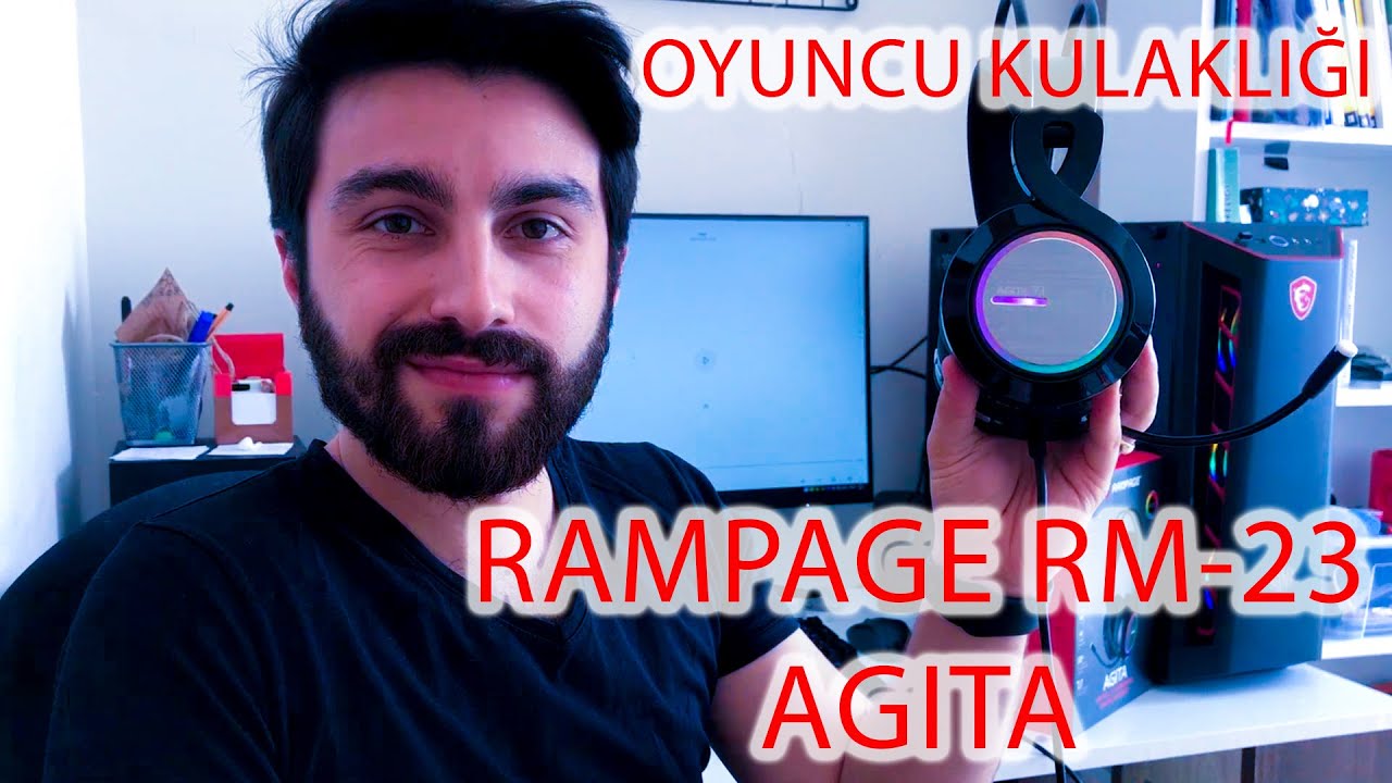 segmentbilgi's tweet card. RGB Titreşimli Kulaklık Fiyat Performans Ürünü - Rampage Agita