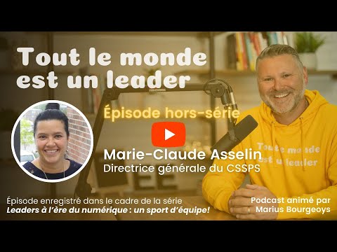 MariusBourgeoys's tweet card. Tout le monde est un leader - Épisode hors-série - Marie-Claude...