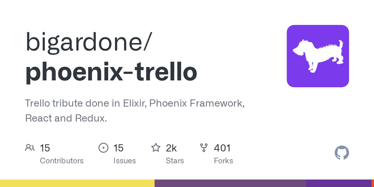 sublimecoder's tweet card. Trello tribute done in Elixir, Phoenix Framework, React and Redux. - bigardone/phoenix-trello