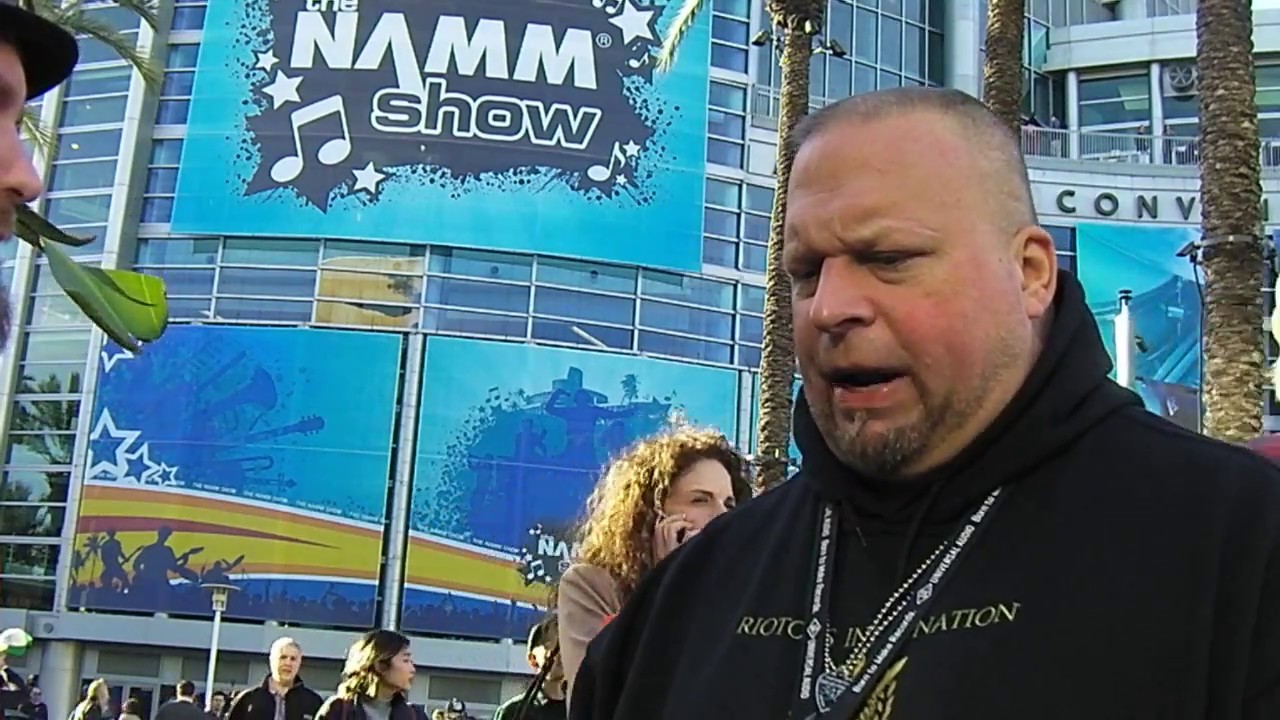 MusicHelpGuide's tweet card. NAMM 2017 01 21 Mike Repel