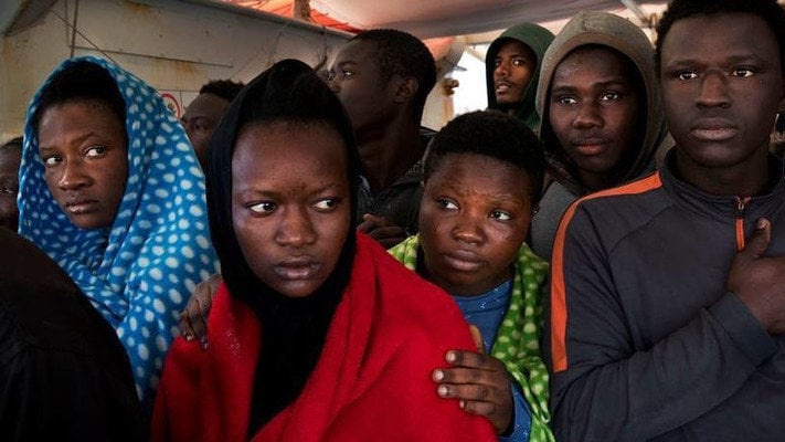 CSCSDogun's tweet card. Stop migrants becoming slaves in Libya! Close the slave markets!