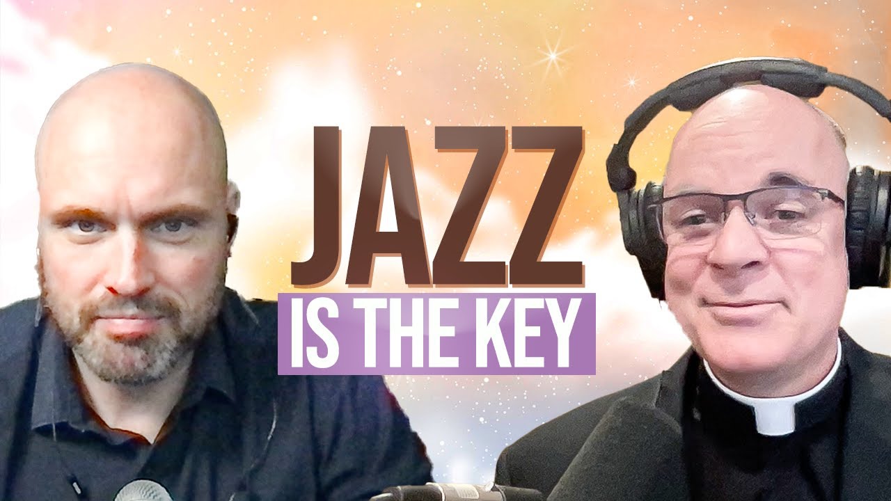 jsimon_ec's tweet card. Jazz is the Key to the New Evangelization