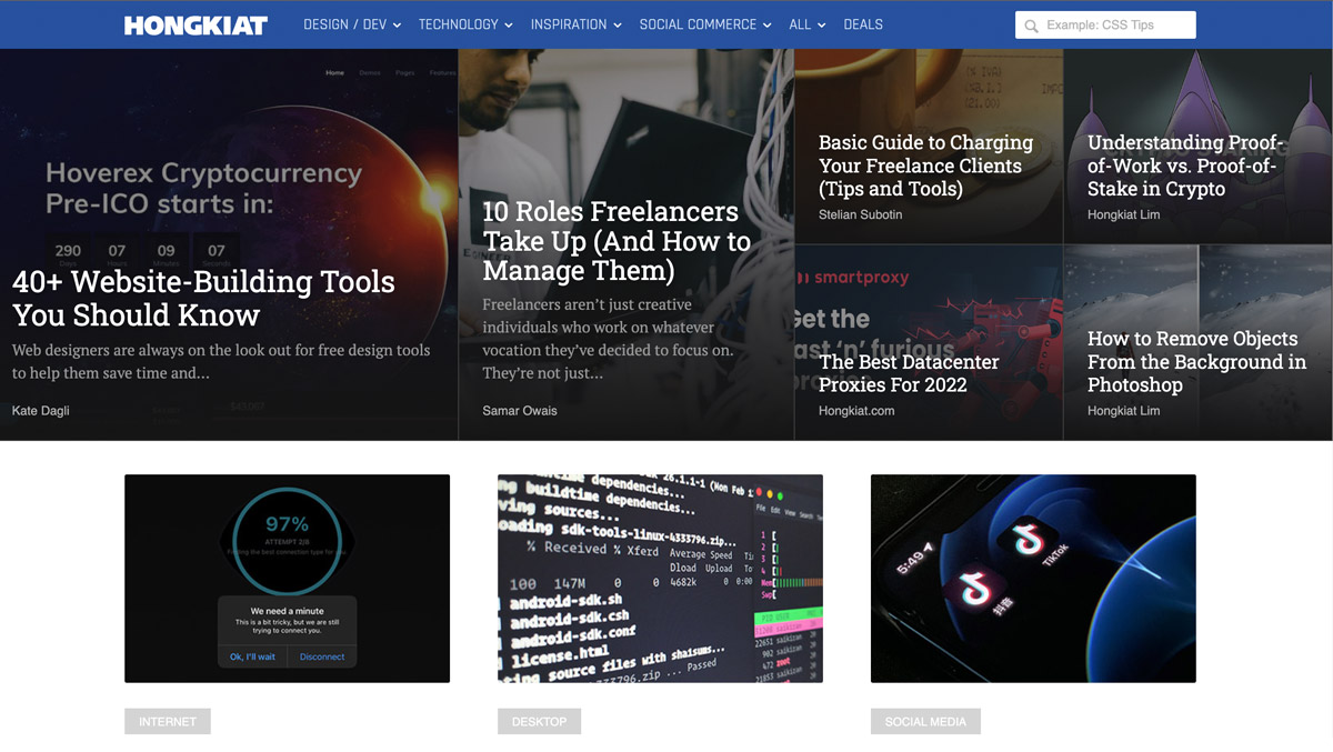 RonOLV's tweet card. At Hongkiat, we cover helpful tips and tutorials for web designers, developers, freelance web workers, and the novice users.