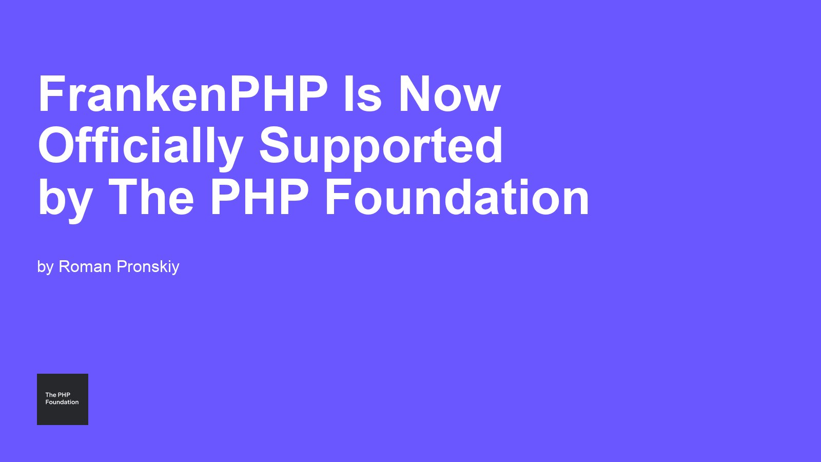joho68's tweet card. The PHP Foundation — Supporting, Advancing, and Developing the PHP Language