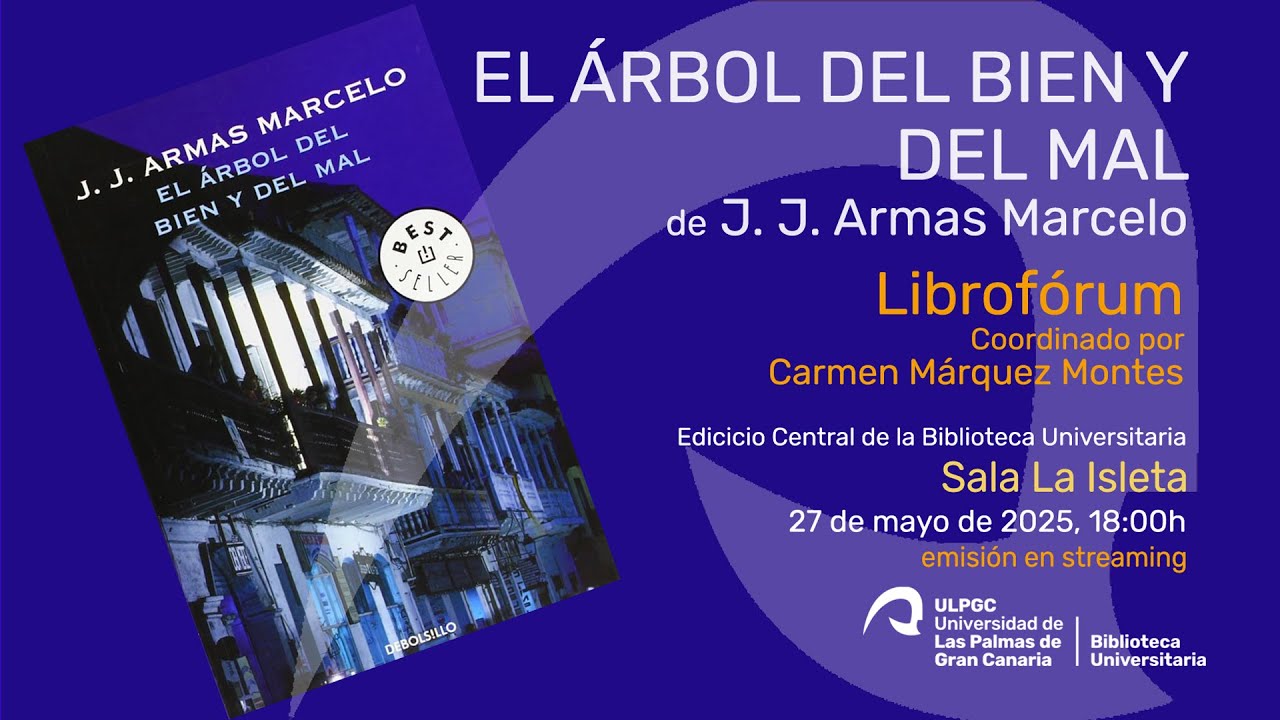 MaradelMarLpe19's tweet card. "El árbol del bien y del mal" de J.J. Armas Marcelo - Librofórum