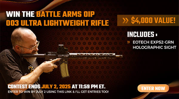 DemaagdR's tweet card. Win The Battle Arms OIP 003 Ultra Lightweight Rifle