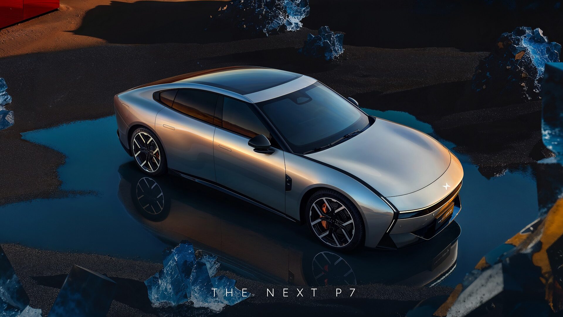 TeslaMagazinSK's tweet card. Nová vlajková loď automobilky Xpeng, Xpeng P7 novej generácie, ktorá by mala prísť aj na slovenský trh, vstúpila na domáci trh. Cena...