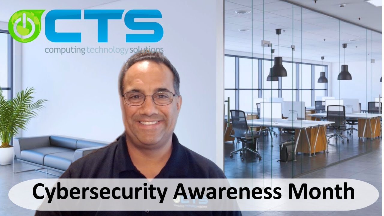 ComputingTech's tweet card. Cybersecurity Awareness Month - Kickoff!