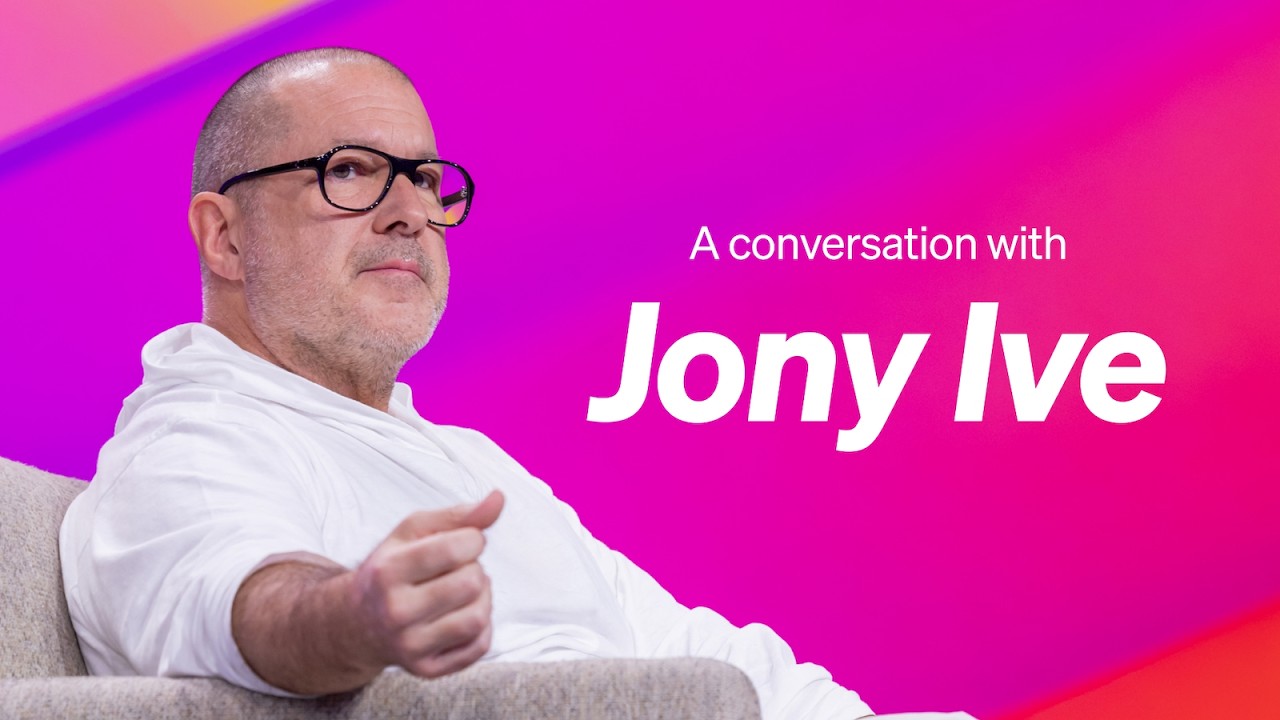 karrisaarinen's tweet card. A conversation with Jony Ive