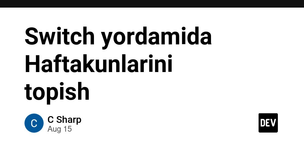 prod42net's tweet card. using System; class Program { public static void Main_Hafta_kuni(string[] args) { ...