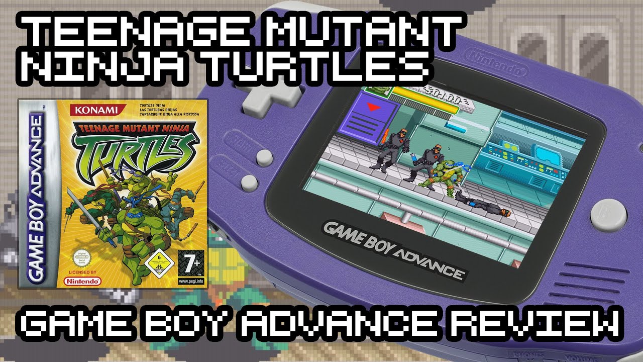 how_to_retro's tweet card. Teenage Mutant Ninja Turtles - Game Boy Advance Review | How to Retro