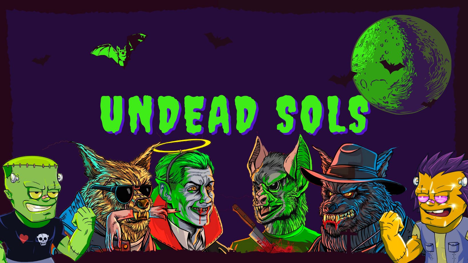 UndeadSolsNFT's tweet card. Welcome to the spine-chilling world of our Amazing Horror Art project! Led by passionate holders, this unique initiative blends the eerie allure of horror art with the transparency of a holder-run...