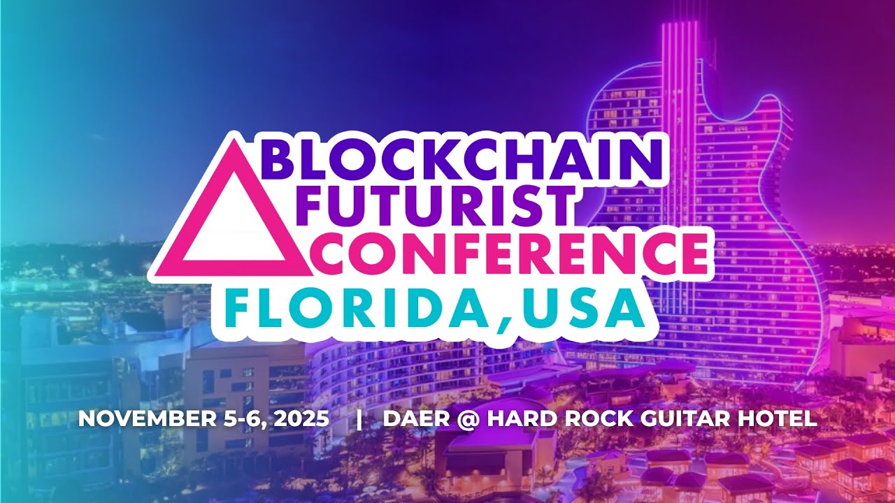 electroneum's tweet card. Blockchain Futurist Conference Florida 2025 LIVE | Web3, Crypto, AI &...