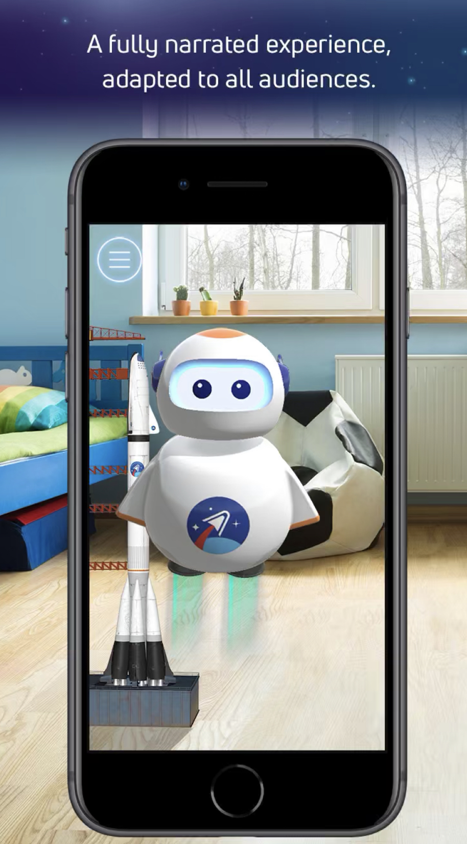 AppsEdTech's tweet card. Happy App Friday Watch a rocket blast off, float in orbit, stand on the moon and view the solar system with A-R Space, then create…