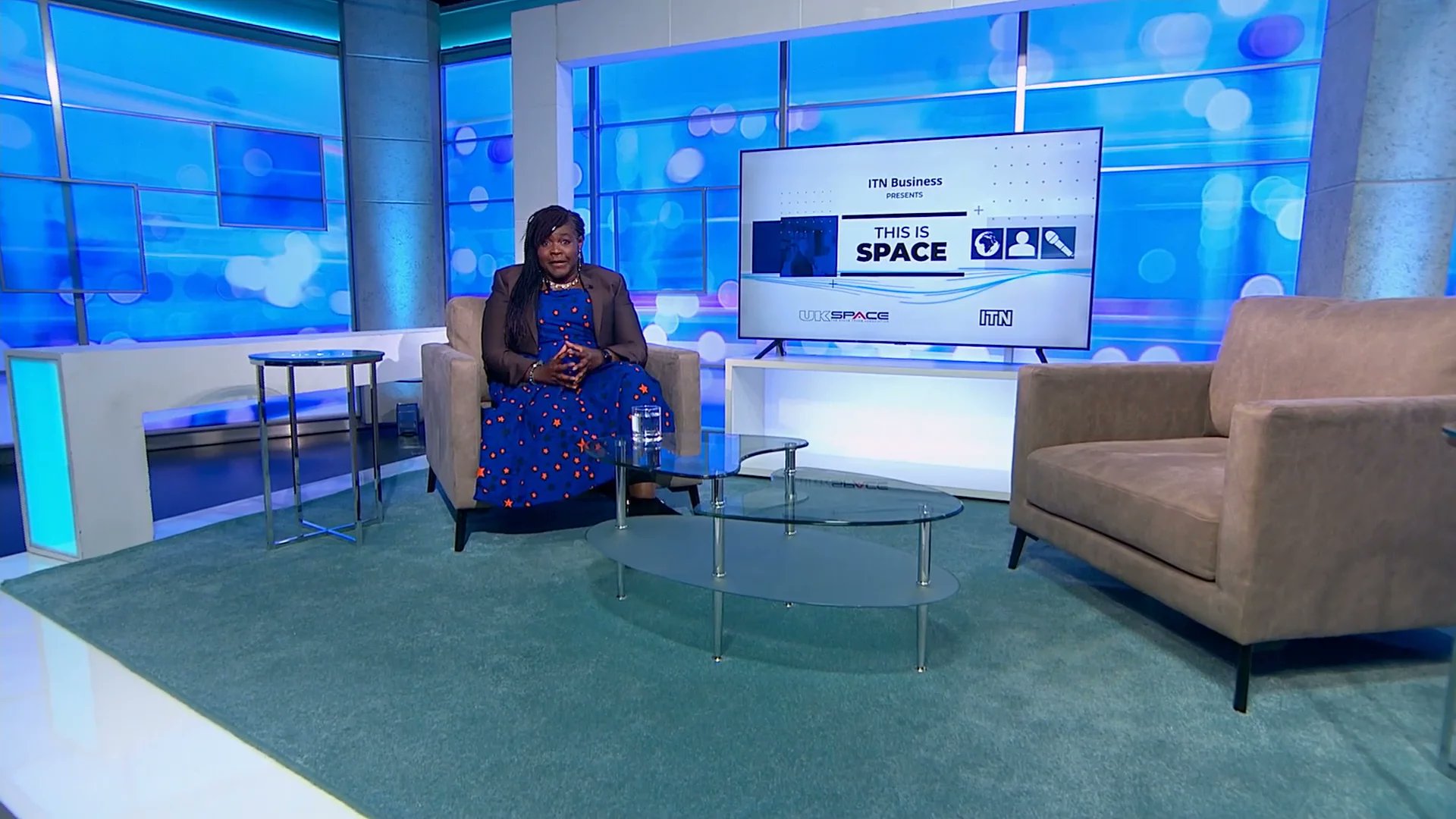 allspaceltd's tweet card. This is Space with UKspace and ITN Business - World Space Week 2022