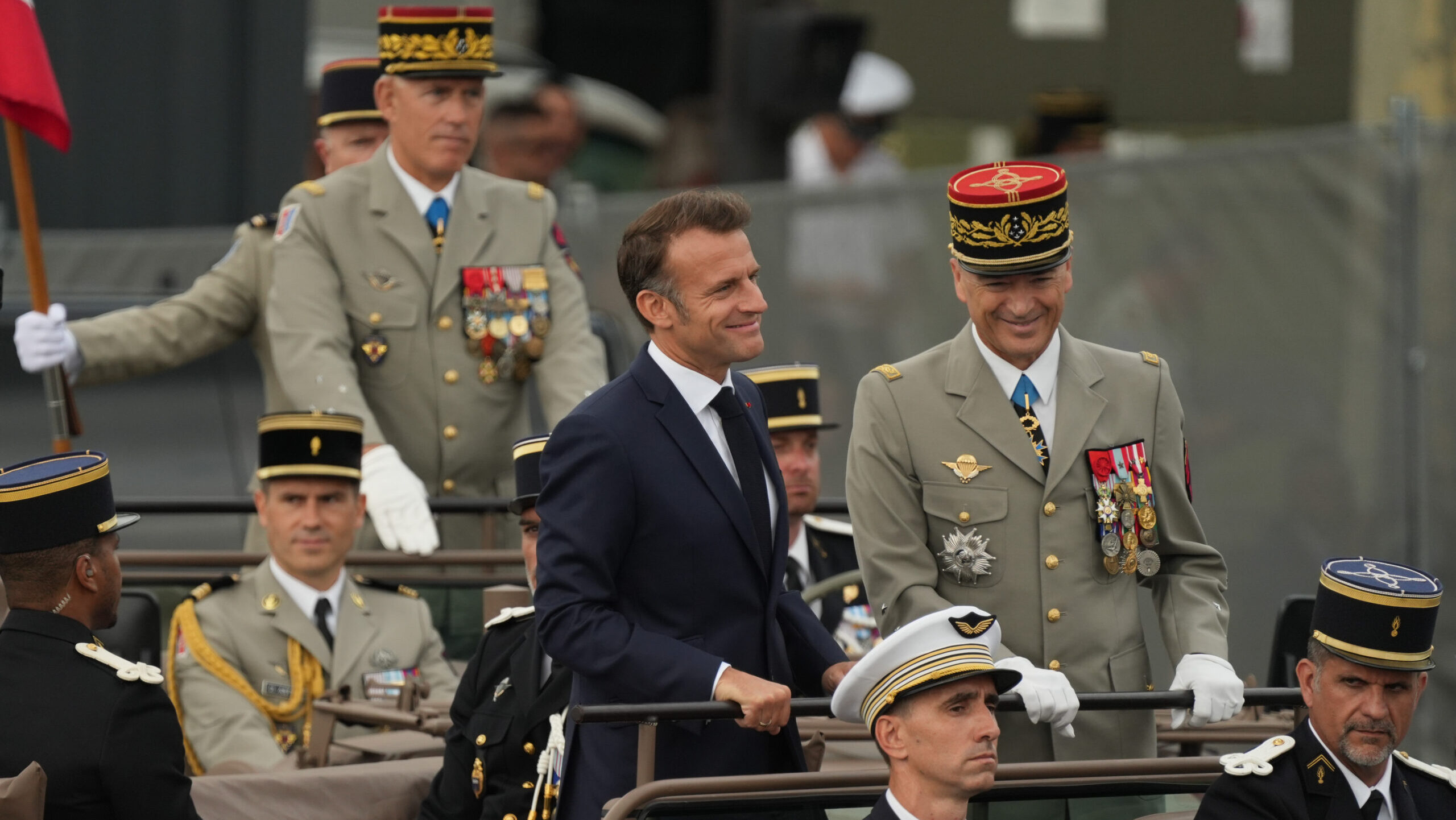 VSamson_DC's tweet card. Increased focus on defense is one of five pillars in a new French national space strategy announced by President Emmanuel Macron today.