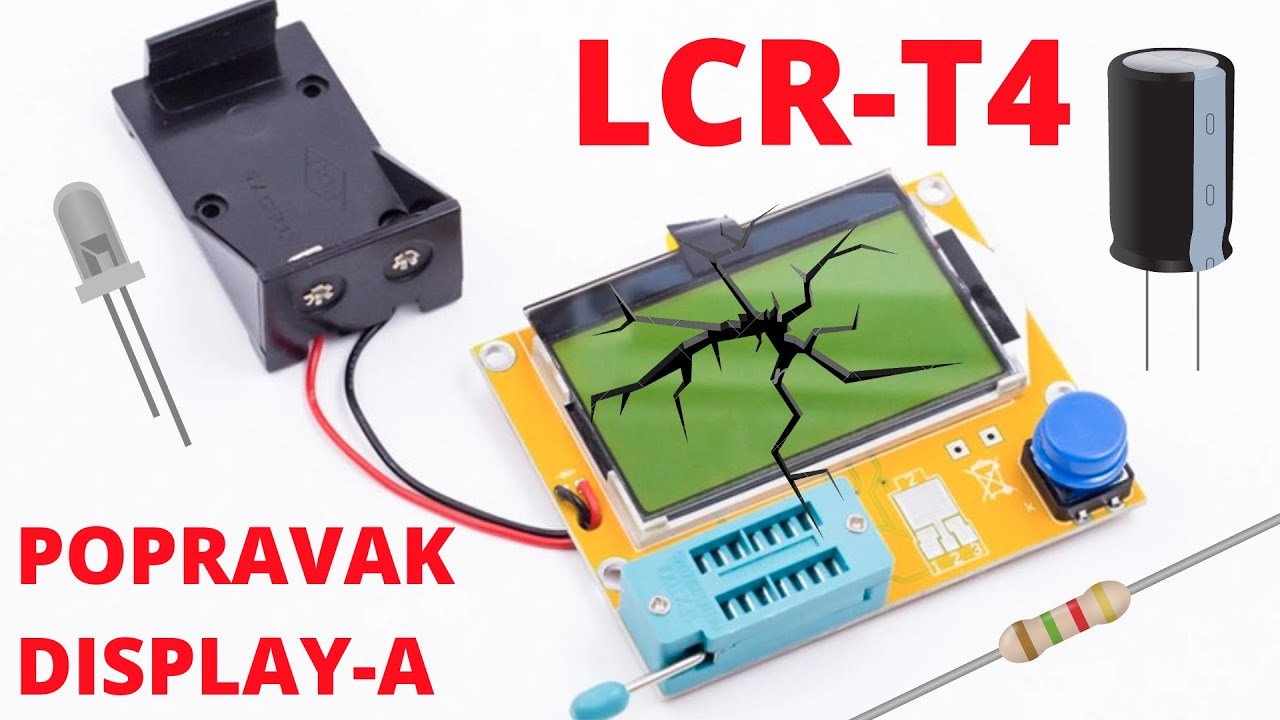 LogoTechHW's tweet card. LCR-T4 Popravak/Zamijena slomljenog display-a