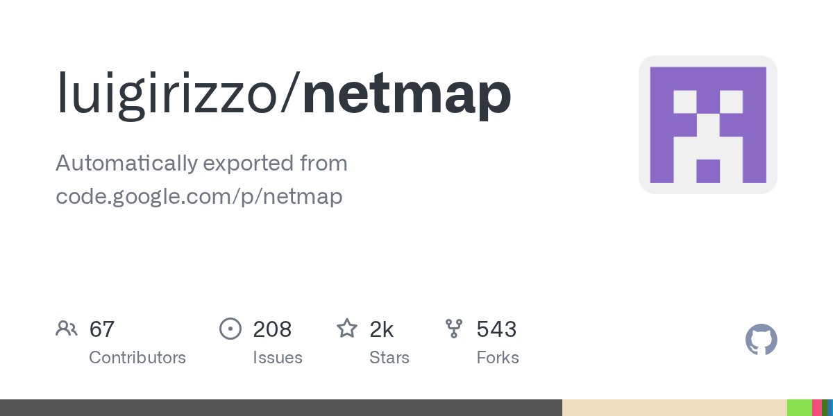 seguridadyredes's tweet card. Automatically exported from code.google.com/p/netmap - luigirizzo/netmap