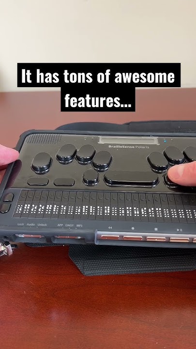 Habacanasta's tweet card. Refreshable Braille Display #blind #braille #tech #independence