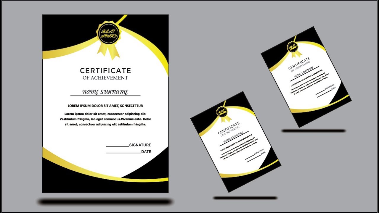 HowtoCorelDraw's tweet card. CETIFICATE DESIGN | HOW TO MAKE CERTIFICATE IN COREL DRAW X8 By...