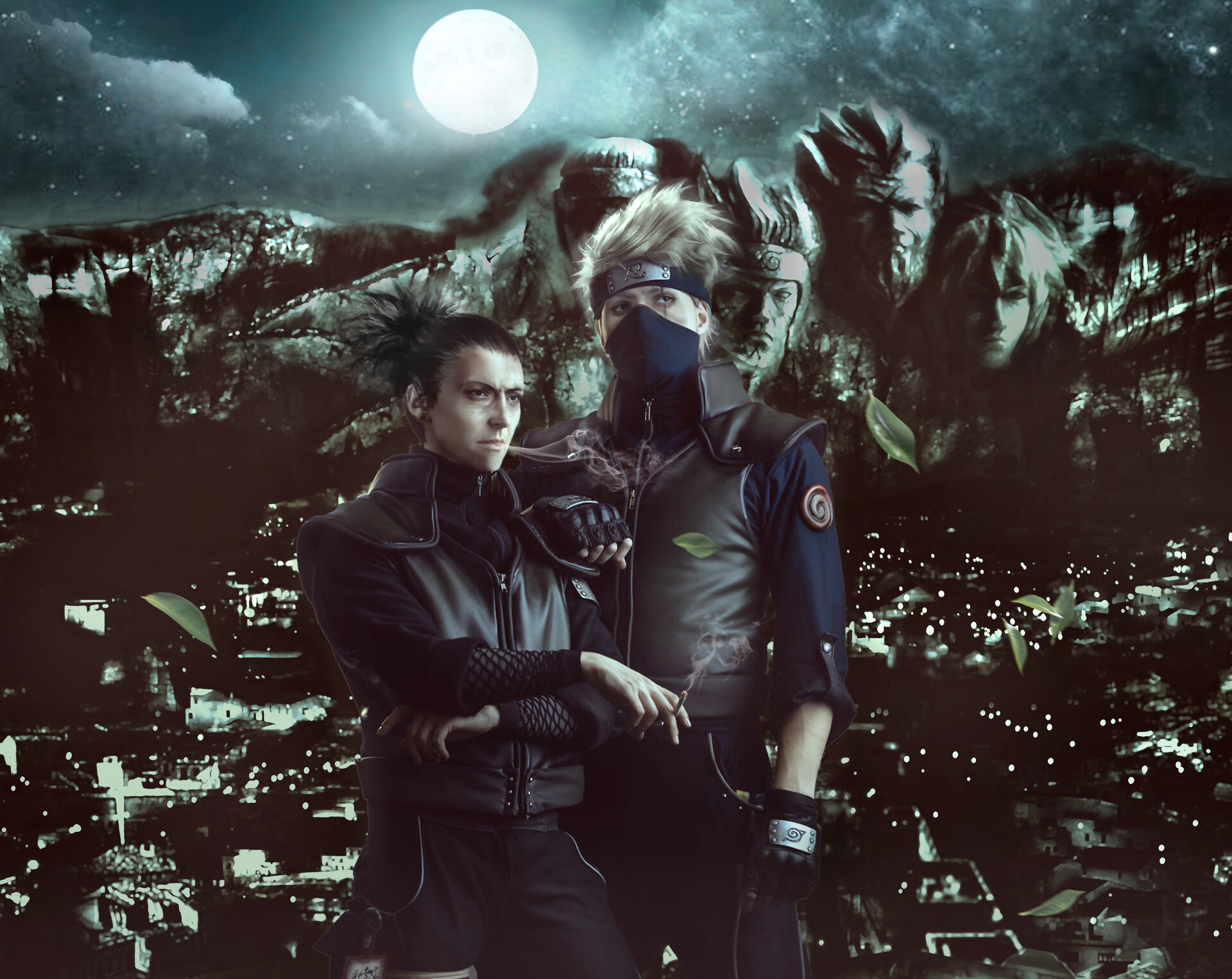 AgateTechStudio's tweet card. Shikamaru and Kakashi, Shibuz4