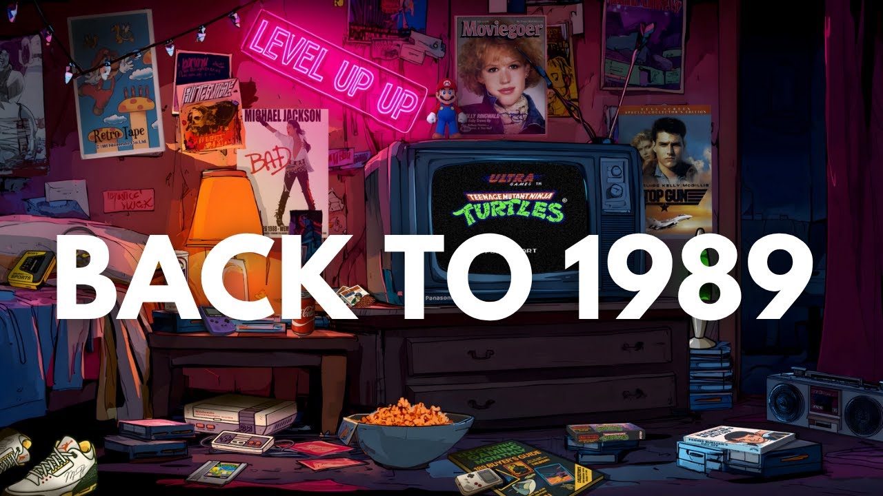 Duckplague's tweet card. Teenage Room ’89 Pizza Night // TMNT Retro Synthwave Chillwave Focus...