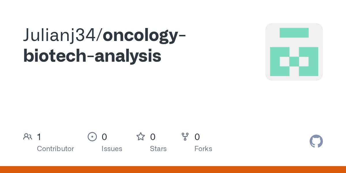 PolymathicMind1's tweet card. Contribute to Julianj34/oncology-biotech-analysis development by creating an account on GitHub.