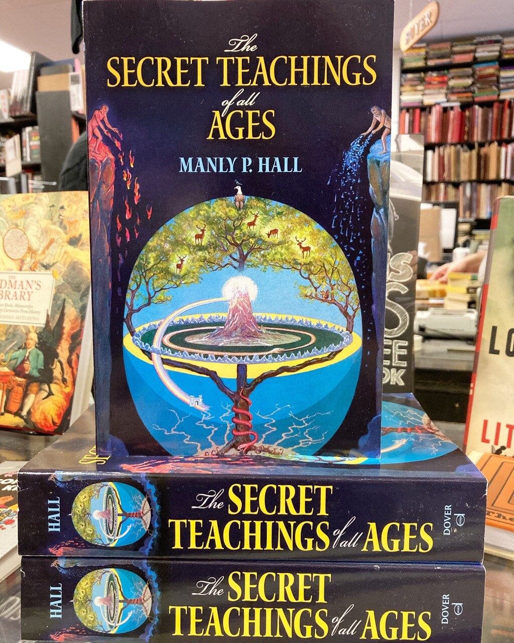 RecycleBook's tweet card. Attached: 1 image The Secret Teachings of All Ages: An Encyclopedic Outline of Masonic, Hermetic, Qabbalistic and Rosicrucian Symbolical Philosophy by Manly P. Hall #TheSecretTeachingsOfAllAges...