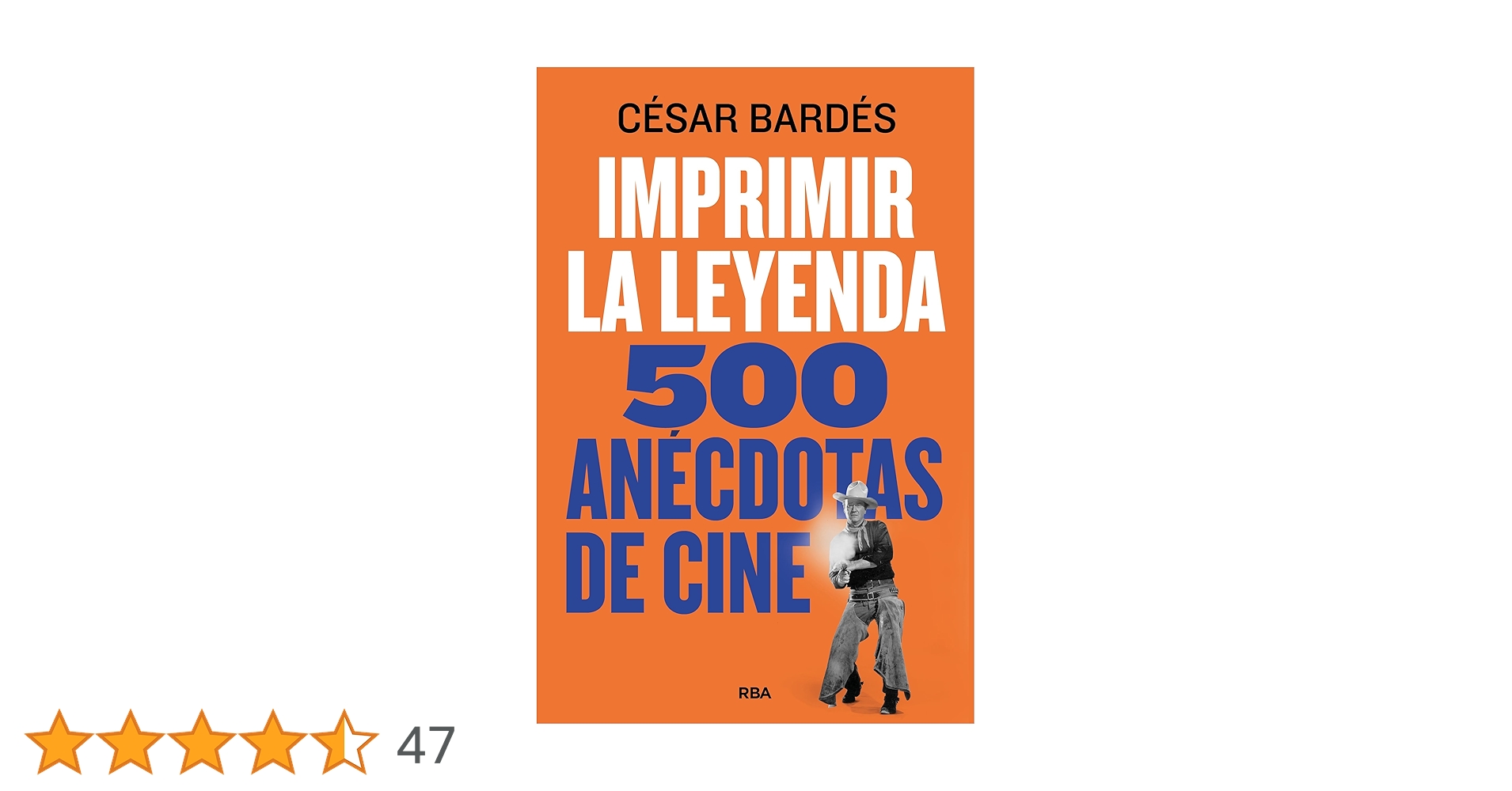 CsarBards's tweet card. Imprimir la leyenda: 500 anécdotas de cine (Divulgación)