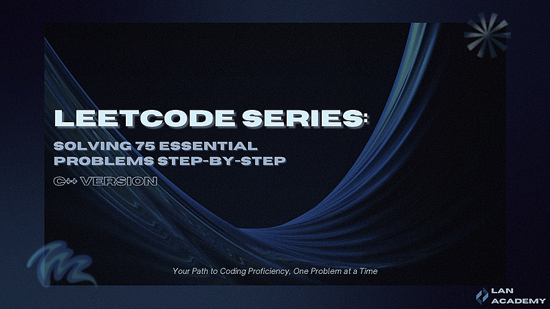 SolutionsLan's tweet card. LeetCode 75 C++ Course: Master the art of coding with top algorithm challenges. Dive deep into C++ problem-solving techniques, optimize your solutions, and ace technical interviews with clear...