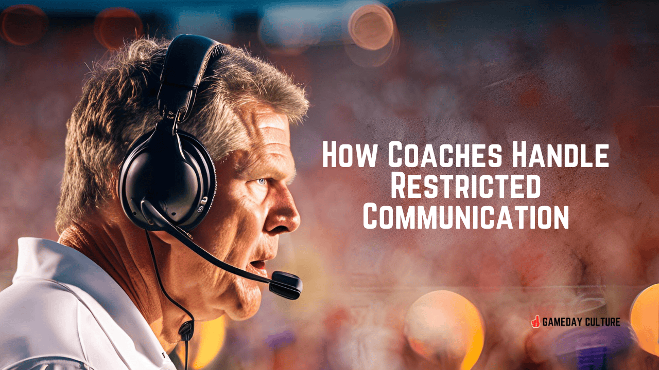 GamedayCulture's tweet card. NCAA regulations allow just 23 headsets for coaches, posing critical challenges for in-game decision-making and strategy.