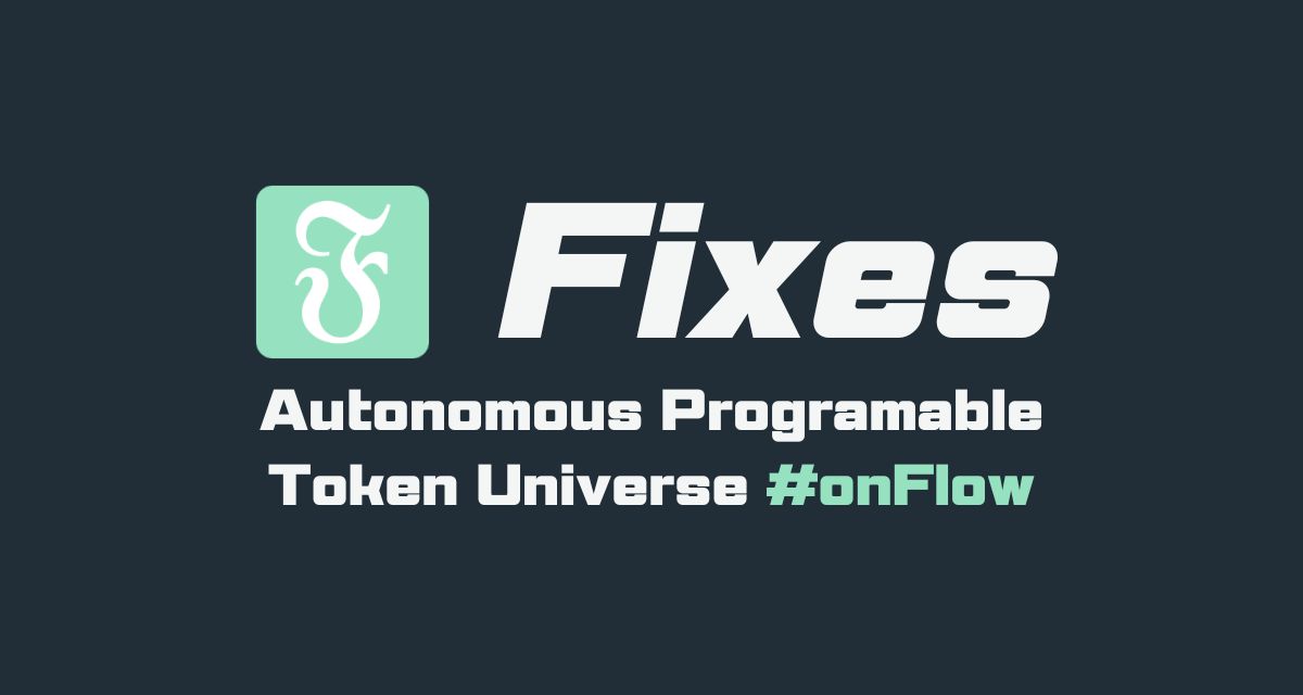 fixesWorld's tweet card. Fixes World provides multiple fungible token issuance, trading, staking, and governance services. It is driven by the inscription mechanism to enable underlying programmable features.