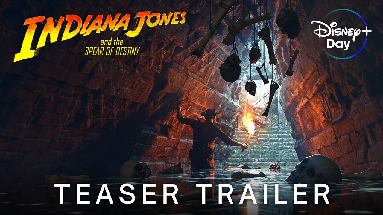 acmeredpill's tweet card. INDIANA JONES 5 - Teaser Trailer (2023) Harrison Ford & Mads Mikkel...